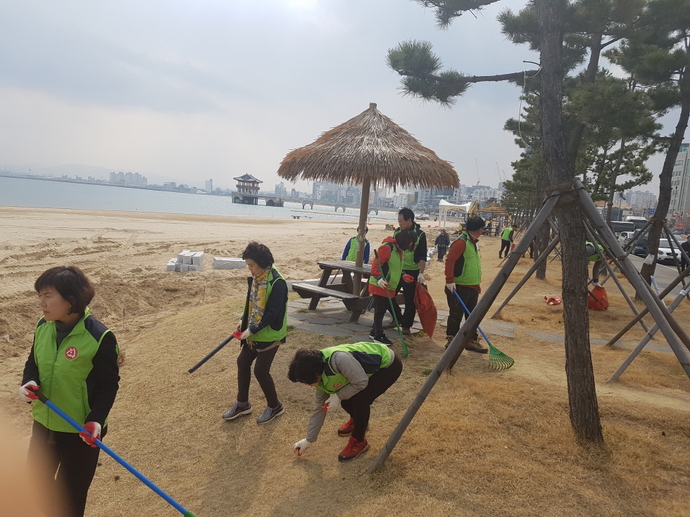 설머리물회 지구 봄철 고객맞이 환경정화활동